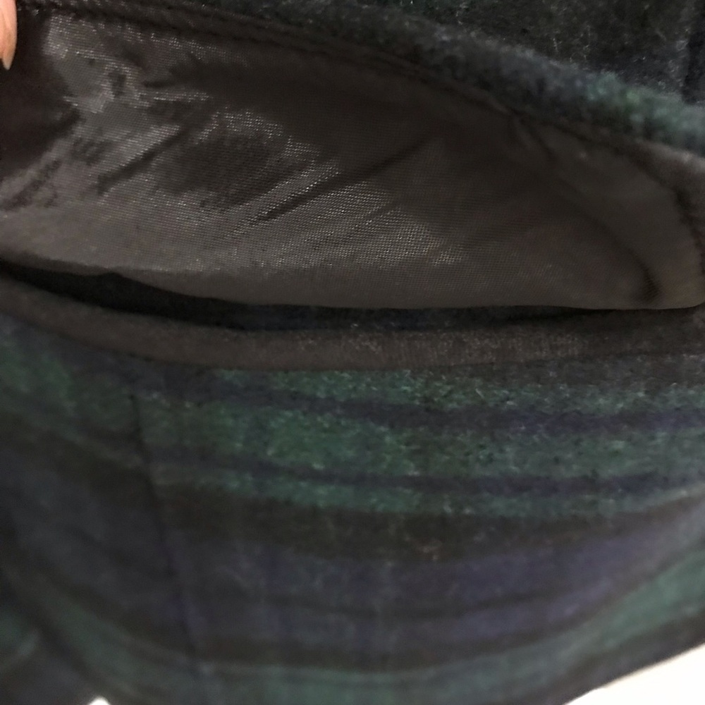 NWT TALBOTS BLACK WATCH PLAID VELVET-TRIM BLAZER - Picture 10 of 16